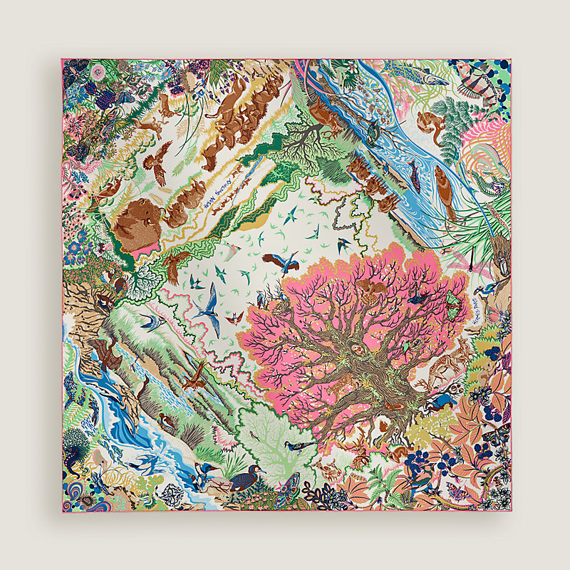 Rewilding Nature scarf 90 | Hermès Macau SAR
